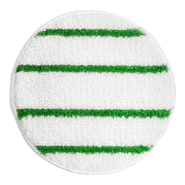 17" Carpet Bonnet with Green Scrubbing Strips