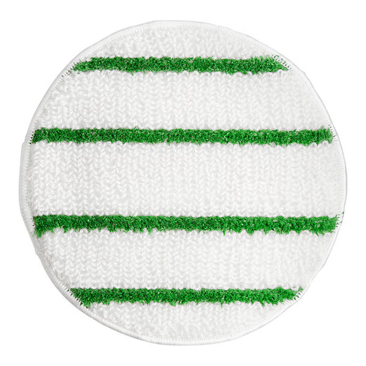 17" Carpet Bonnet with Green Scrubbing Strips